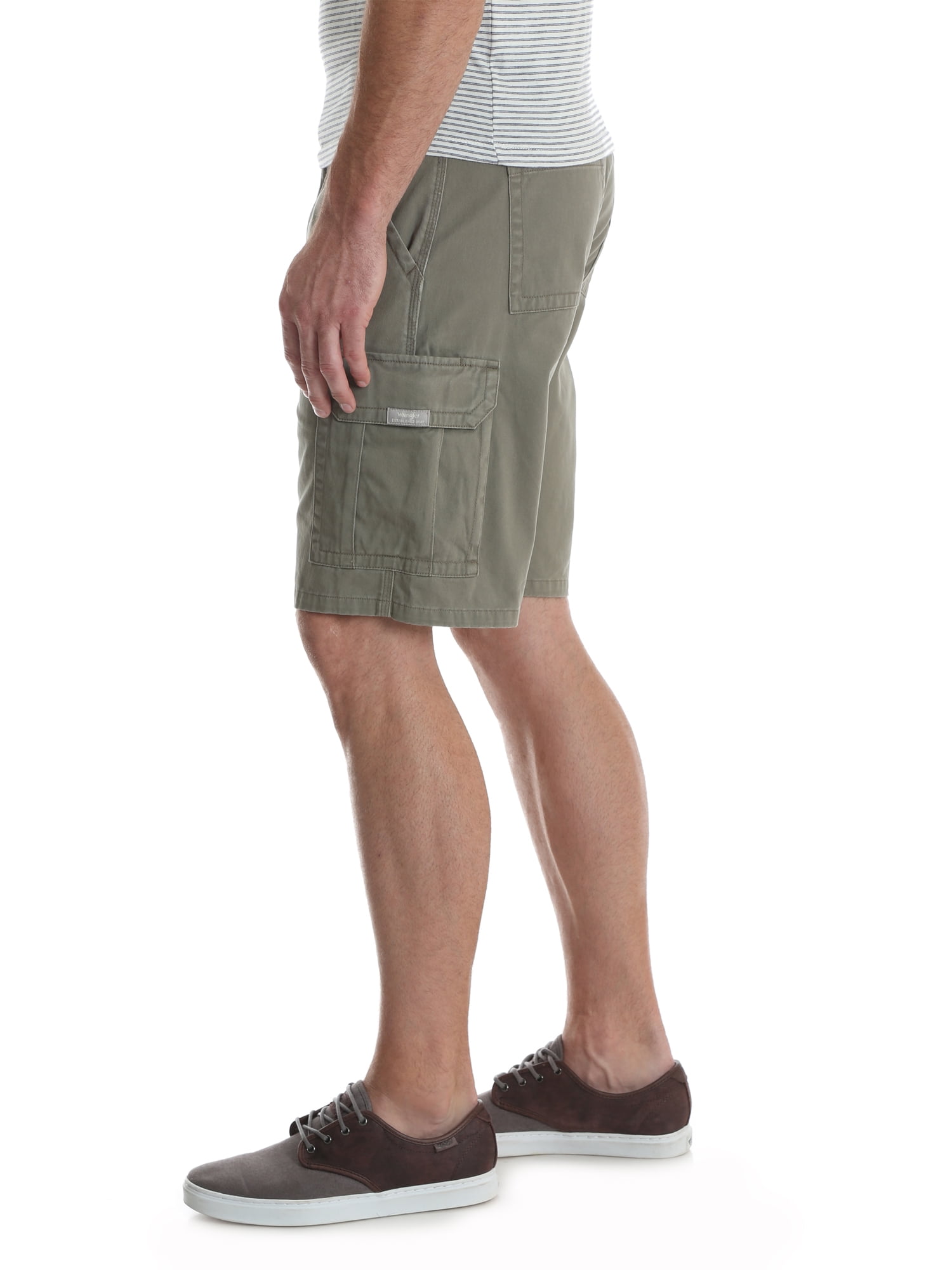 wrangler flex waist cargo shorts