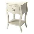 thumbnail image 1 of Butler Specialty Company Rochelle 1 Drawer Wood Nightstand - White, 1 of 4