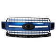 thumbnail image 2 of Lightning Blue Front Grille Grill Assembly XLT Style For 2018 2019 2020 Ford F-150 F150, 2 of 7