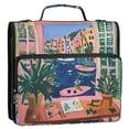 thumbnail image 5 of FORMRS Zipper Binder with Shoulder Strap 2-inch Ring 500 Sheet Capacity File Bag, Green Window, 5 of 5