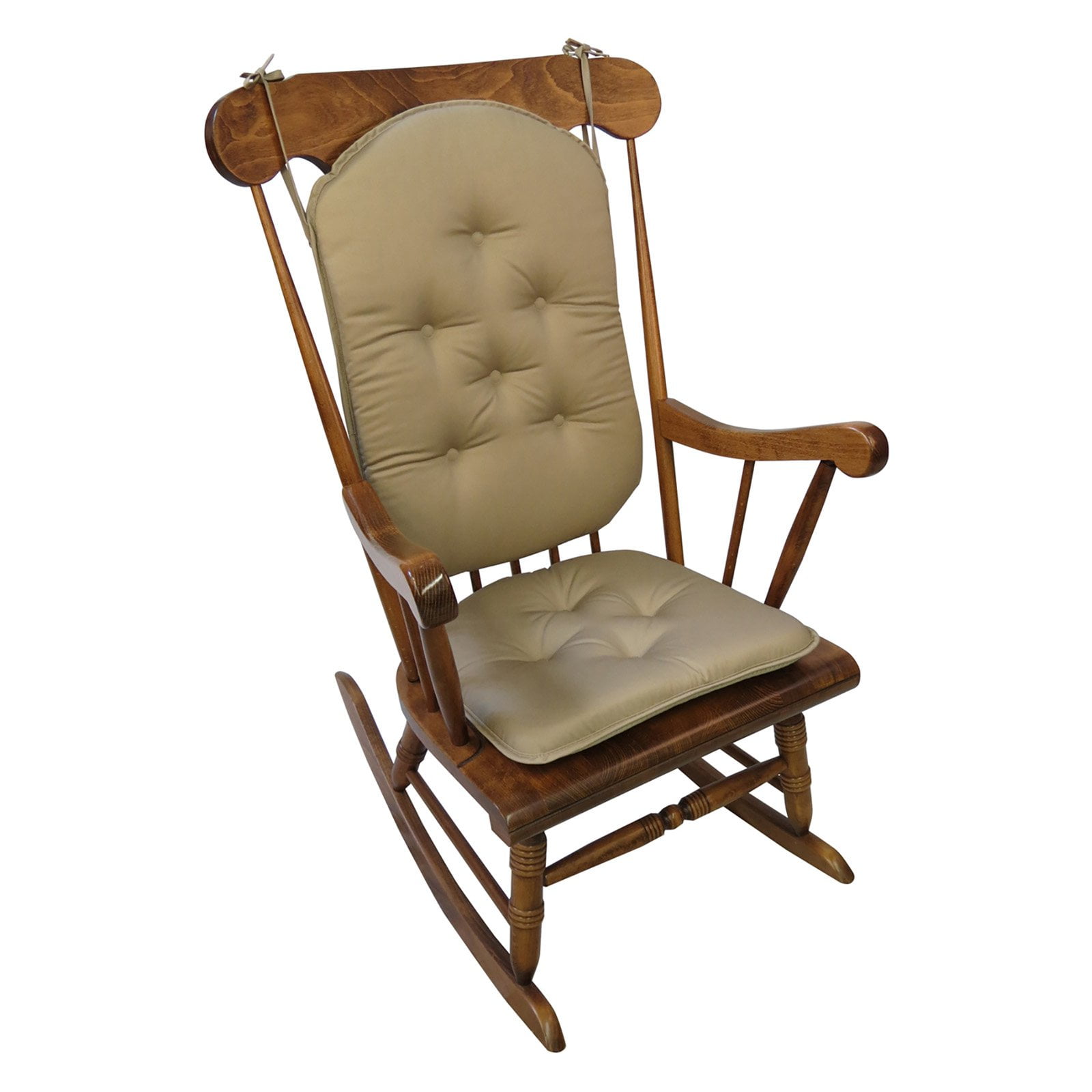 Gripper 2piece DelightFill Rocking Chair Cushions, Twill