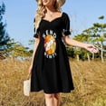 thumbnail image 4 of Vestido maorí de plumas de manga corta, vestido de noche para mujer, vestidos largos para mujer, vestidos de cóctel, 4 of 7