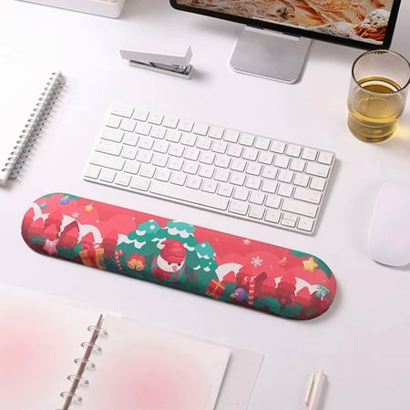 

Cute Office Soft Christmas Snowman Cartoon Silicone Memory Cotton Slow Keyboard Hand Rest