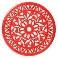 thumbnail image 6 of Alfresco Home Triora Cast Aluminum Bistro Set, Lipstick Red Finish, 6 of 7