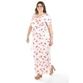 thumbnail image 2 of Maxi vestido estampado flores Roman Fashion /Tallas Extras, 4331 (Naranja) naranja 38, 2 of 5