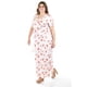 thumbnail image 2 of Maxi vestido estampado flores Roman Fashion /Tallas Extras, 4331 (Naranja) naranja 38, 2 of 5