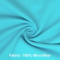 thumbnail image 4 of Ntbay Premium 1800 Series Microfiber Twin Extra Long Flat Sheet with 4 inches Hem, Ultra Soft and Breathable Top Sheet, 66x102 inches, Blue, 4 of 5