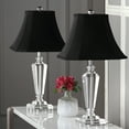 thumbnail image 3 of SAFAVIEH Lilly 24 in. Glam Crystal Table Lamp with Black Polyester Shade, Set of 2, 3 of 7