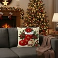 thumbnail image 5 of Christmas Printed Pillow Cover - 45x45cm Festive Sofa Bed Decor (Set of 1), 5 of 6