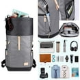 thumbnail image 4 of Waterproof Laptop Rucksack Uni Rucksack School Rucksack USB Rucksack Backpack + Rain Cover For Women, Men, 4 of 7