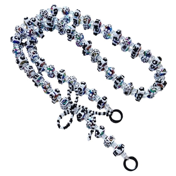 3D Beaded Mobile Phone Strap Crossbody Shoulder Bag Chain Wristband For Women