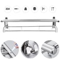 thumbnail image 3 of Towel Rack for Bathroom Towel Holder, Wall Mounted 304 Stainless Steel Telescopic Towel Rack, Stainless Steel Adjustable Towel Rack, Towel Rack, 3 of 10