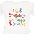 thumbnail image 4 of Inktastic Grammy and Pappy Love Me Boys or Girls Long Sleeve Baby Bodysuit, 4 of 5