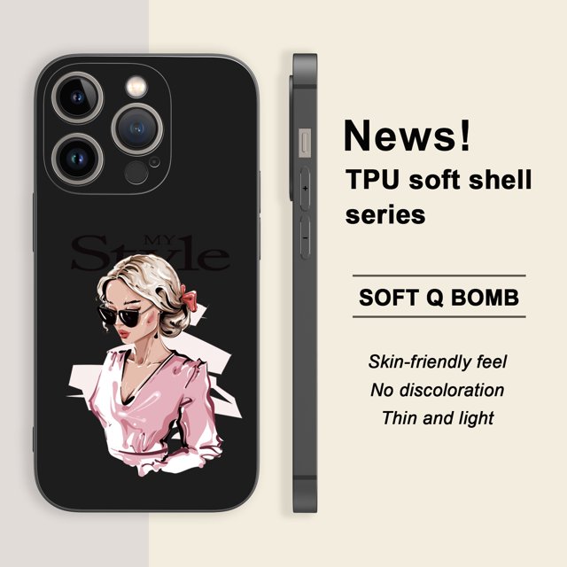 "Mejore la protección de su iPhone15 Pro Max con esta exclusiva y duradera funda para teléfono plateada de color mate de doble capa"