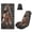 Brown-Aztec Horse, variant on Crocodile Print Car Seat Towel Covers Front Seats American Flag Print Car Seat Protector with Storage Bag Sweat Absorption Beach Towel, Sports Towels, Workout Towels