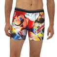 thumbnail image 2 of Saiise Mario Men's Underwear Boxer Briefs Cotton Trunks Short Leg Underwear (S-XXL), 2 of 7