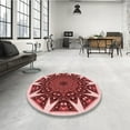 thumbnail image 4 of Ahgly Company Tapis Rectangulaire Lavable en Machine Intérieur Transitionnel Rose Pastel, 2 Pieds x 5 Pieds, 4 of 7