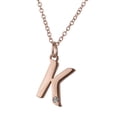 thumbnail image 2 of Set de Joyería para Mujer Iniciales LuckyLy, Collar y Aretes Oro Rosa 18k, Modelo Yara rosa UNITALLA, 2 of 7