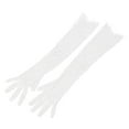 thumbnail image 1 of Luxshiny 1 Paire de Gants de Robe de Mariée en Tulle Blanc Longs et Transparents pour Occasions Formelles, 1 of 8