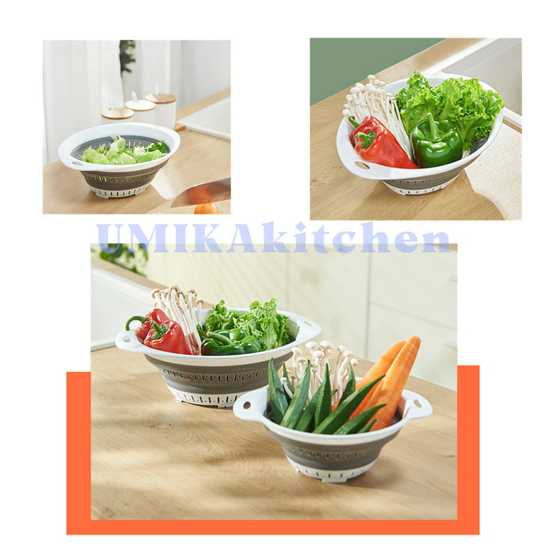 Make & Take Salad Bowl 1.3L, Plastic - Light Grey