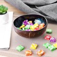 thumbnail image 3 of Natural Coconut Shell Bowl Storage Bowl Candy Container Nuts Holder (Pattern 3), 3 of 7