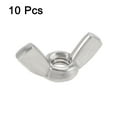 thumbnail image 2 of 1/4"-20 Wing Nuts 304 Stainless Steel Shutters Butterfly Nut Hand Twist Tighten Fasteners Parts 10 pcs, 2 of 4