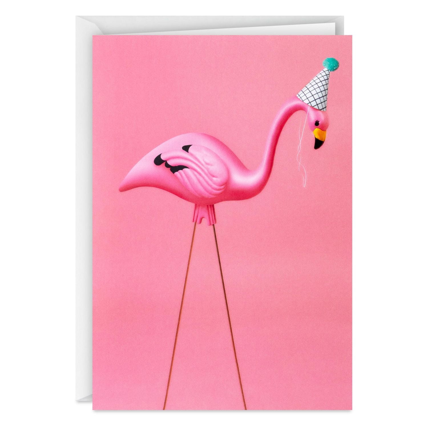 Carte de fête – Hallmark (Flamant rose)