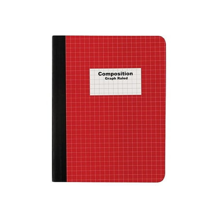 staples composition notebook 9 75 quot x 7 5 quot graph ruled 100 graph paper composition book staples