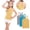 Multicolor 3, variant on Afuyipoi Girls Stretch Soft Undershirt 3PC,V Neck Trendy Ribbed Sleeveless Summer Y-strap Camisole Multicolor 8-9
