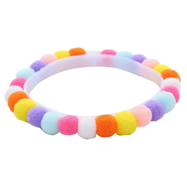 Collar Ajustable Collares de Mascotas con Pompones para Gatos y Perros Pequeños Artículos para Fiestas