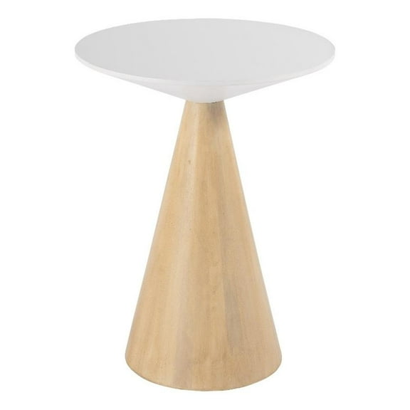 Butler Specialty Company Via 20"W Round Solid Wood Side Table - Natural