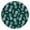 Pineapple010, variant on 44in Round Tablecloth with Elastic Edge, Waterproof Fitted Table Cover for 36-44" Tables, Pineapple Theme Polyester Reusable Table Cloths Wipe Clean for Picnic, Dining, Outdoor Use and Party Decor