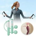 thumbnail image 2 of TIELUTT With Counter ( With/Without Rope) Skipping Relativelk for Yoga Strap for Stretching and Yoga Blanket Pregnancy Yoga Bolster Yoga Stuff Set Yoga Wheel Back Wheel Wheel for Stretching Yoga Rolle, 2 of 8