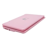 T&C 7 Inch Portable Kids Laptop Computer Powered by Linux-Android 12 Operating System- Pink