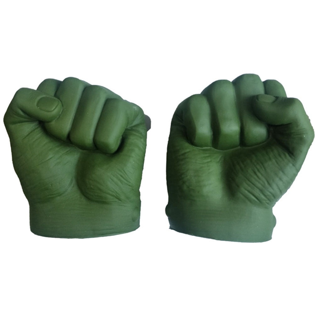Hulk Hands Smash Spiderman Gloves Avengers Cosplay Toy One Pair Fists Xmas Gift 