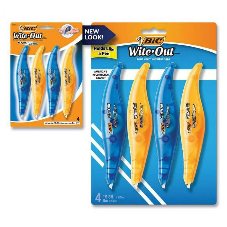 Wite-Out Brand Exact Liner Correction Tape, Non-Refillable, 0.2 Wite-Out Brand Exact Liner Correction Tape, Non-Refillable, 0.2