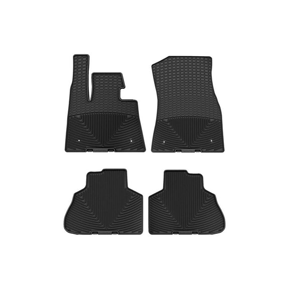WeatherTech All-Weather Floor Mats compatible with BMW X5 M60i, X5 50e, X5 50i, X5 M Competition, X5 M, X5 40i - 1st & 2nd Row, Black
