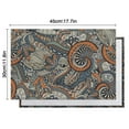 thumbnail image 6 of Colorful Paisley Placemats Set of 4, Flax Linen Heat Resistant Wrinkle Free Featuring Vintage Bohemian Floral and Artistic Ethnic Mandala Design, 6 of 6