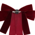 thumbnail image 2 of Unique Bargains Bowknot Ribbon Bow Brooch Neck Tie Light Red, 2 of 6
