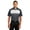 Black, variant on Sport-Tek ® Dry Zone ® Sublimated Stripe Polo. ST600