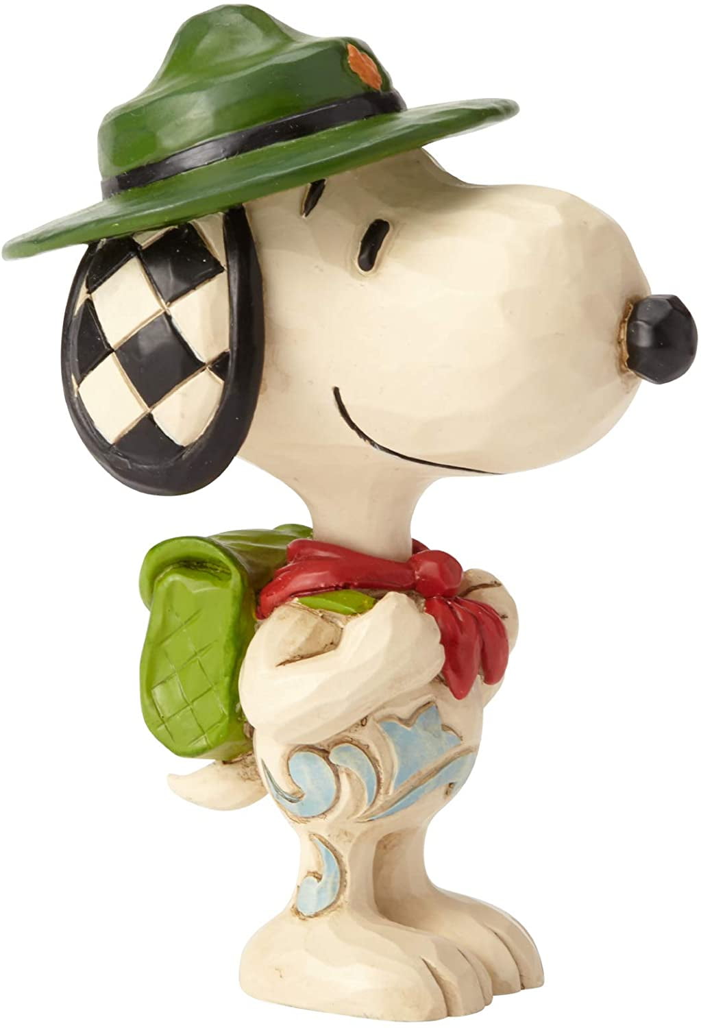 Enesco – Jim Shore: Peanuts Snoopy Boy Scout Miniature Figurine, 3.5 Inch  Multicolor
