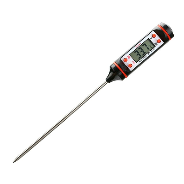 Termómetro Para Alimentos, Termómetro Para Carne, Estructura De Pluma, Pantalla LCD Para El Hogar