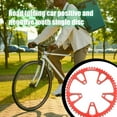 thumbnail image 1 of Vélo de Route à Engrenages Fixes Rond Résistant à l'Usure Lien Va Monter; Épaissir Chaîne Chaînette Pièces de Réparation Manivelle Accessoires Rouge 58T, 1 of 7