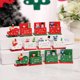 thumbnail image 3 of sweethay 1 Uds tren de de Navidad adornos de Navidad Santa Claus juguetes para niños 2021 Navidad Noel accesorios de fiesta en casa regalo de Año Kits de decoración para fiestas doce sweethay HA007890-12, 3 of 6