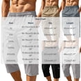 thumbnail image 3 of WIZUTIZ Men's Summer Cargo Capris Solid Color Drawstring Elastic Waist Pocket Workwear Cropped Pants Lightweight Polyester Breathable for Outdoor Hiking Daily Wear Mens Fashion, 3 of 8