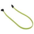 thumbnail image 4 of 4 Piezas 50cm Sata 3.0 Iii Sata3 Cable de Datos de 7 Cables Ssd 6Gb/S de ÁNgulo Recto Cable de Datos de Disco Duro Hdd con de Nylon (Verde), 4 of 5