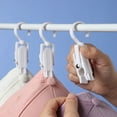 thumbnail image 4 of GOOHOCHY 12 perchas para sombreros, ganchos para ropa sucia con pinzas, organizadores para armarios, abrazaderas multifunción para cortinas., 4 of 8