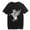 Black-0137, variant on Women's T-shirt Pegasus Graphic Pattern Print Casual Round Neck Graphic Tee Summer Short-sleeved Tops Black Small