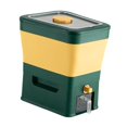 thumbnail image 2 of Fiocias Automatic Cereal Dispenser Storage Food Storage Container Plastic green, 2 of 3