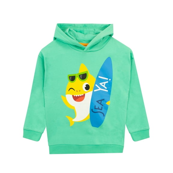 Baby Shark Boys Long Sleeve Hoodie Sizes 18M-6